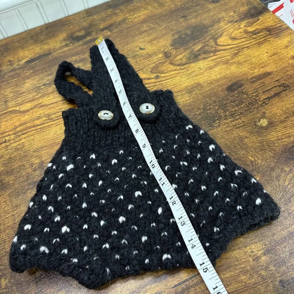 Buho Barcelona Knit Romper Size 6 Months Overalls Wool Blend Winter Classic‎
